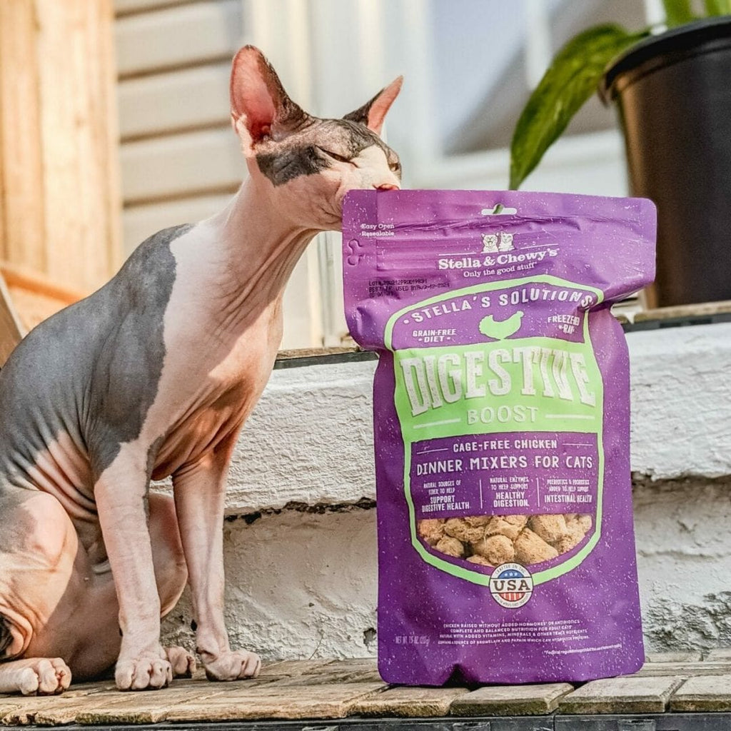 Stella & Chewy’s Stella’s Solutions for Cats Digestive Support, Chicken Recipe Freeze-Dried Dinner Morsels