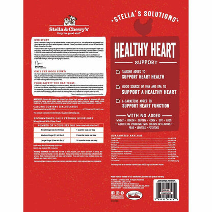 Stella & Chewy’s Stella’s Solutions for Dogs – Healthy Heart Support Cage-Free Chicken Dinner Morsels, 13oz