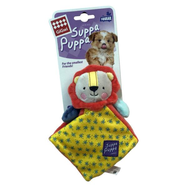 Suppa Puppa Lion with Squeaker & Crinkle (Small)