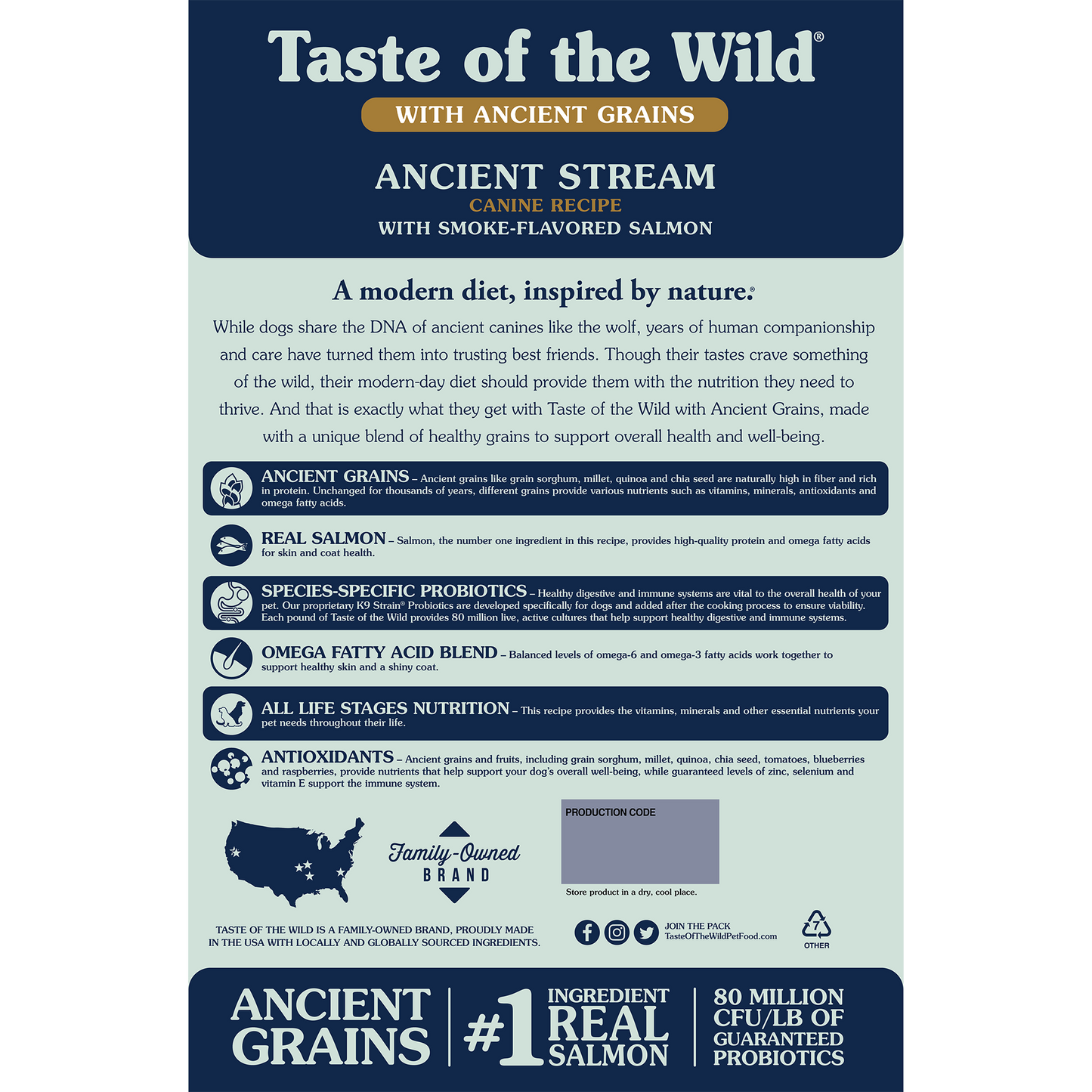 Taste of the Wild Ancient Stream Canine Recipe for Dogs