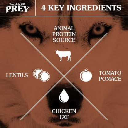 Taste of the Wild PREY Angus Beef Limited Ingredient Formula for Dogs