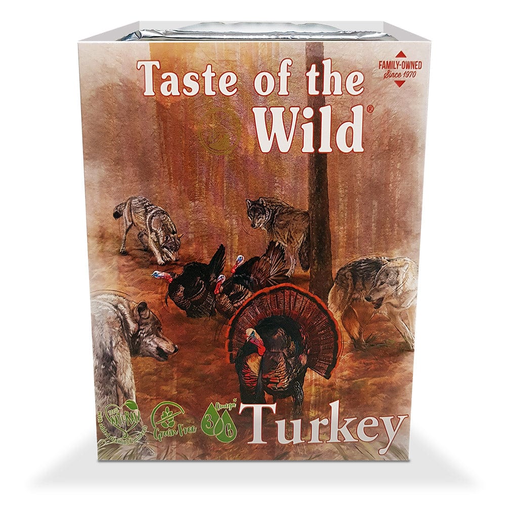 Taste of the Wild Wet Food TURKEY Fruit & Veg Tray for Dogs, 390g