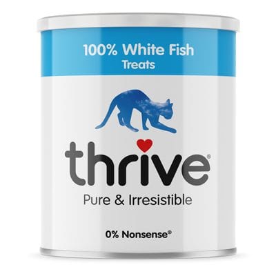 Thrive 100% White Fish Cat Treats - Maxi Tube 110g