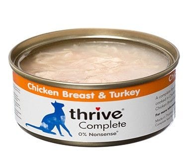 Thrive Wet Cat Food 100% COMPLETE - Chicken Breast & Turkey, 75g