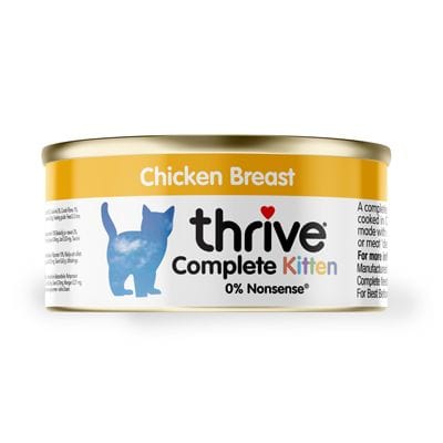 Thrive Wet Cat Food 100% COMPLETE Kitten - Chicken, 75g