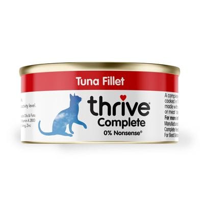 Thrive Wet Cat Food 100% COMPLETE - Tuna Fillet, 75g