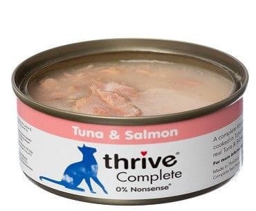 Thrive Wet Cat Food 100% COMPLETE - Tuna & Salmon, 75g