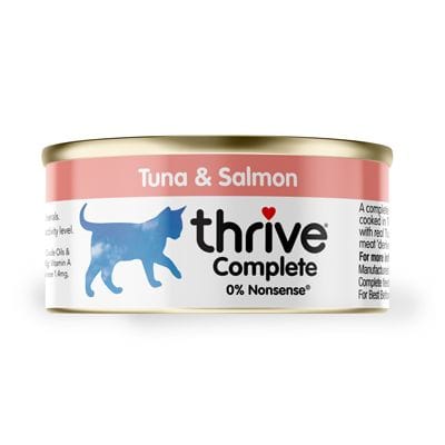 Thrive Wet Cat Food 100% COMPLETE - Tuna & Salmon, 75g
