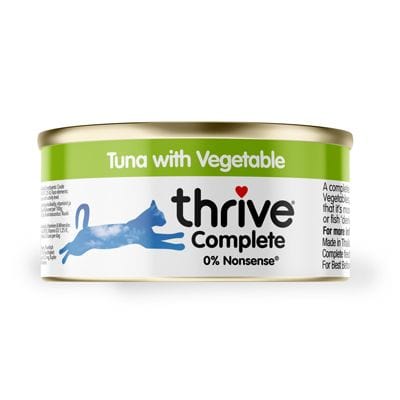 Thrive Wet Cat Food 100% COMPLETE - Tuna with vegetable, 75g