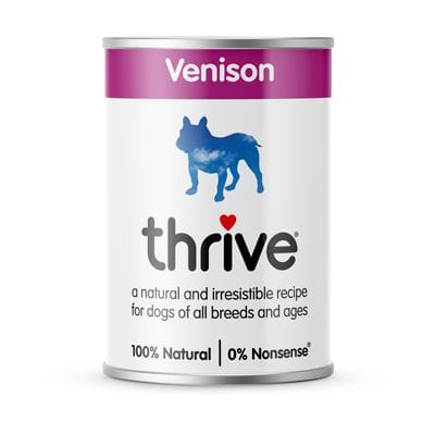 Thrive Wet Dog Food 100% COMPLETE - Venison, 400g
