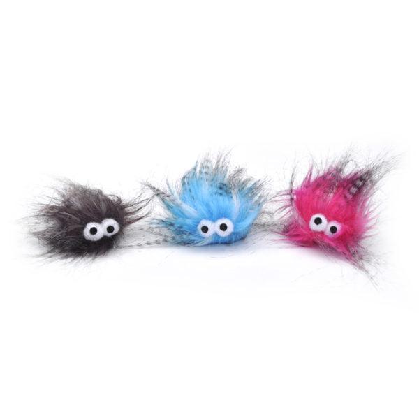 Turbo Plush Monsters Bulk Cat Toy Bin – 51 pcs