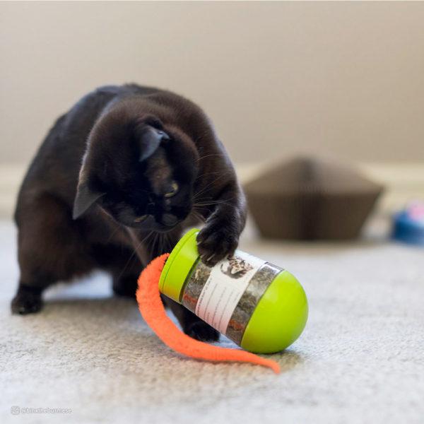 Turbo Wobble Bottle Catnip Cat Toy