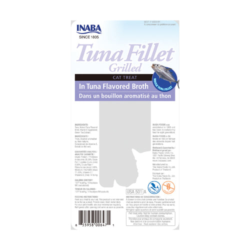 INABA Grilled Tuna Fillet in Tuna Broth 15G