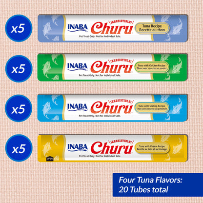 INABA Churu Tuna Variety (20 Tubes)