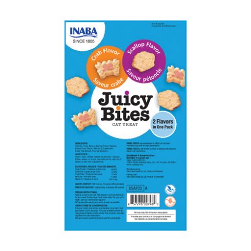 INABA Juicy Bites Scallop & Crab Flavor (3 Packs)