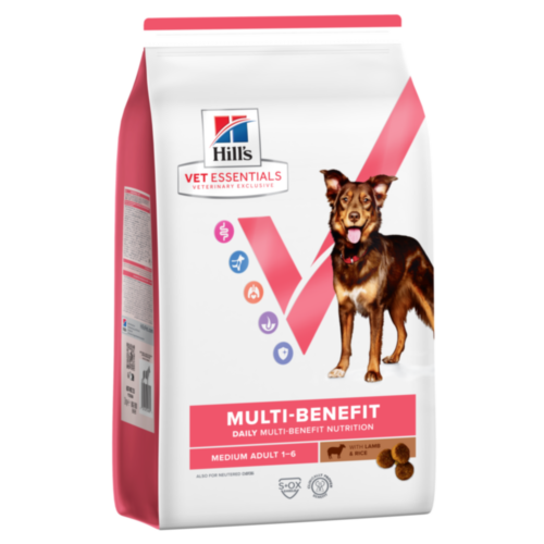 Hill’s Vet Essentials Adult Medium Multi-Benefit Lamb & Rice Dry Dog Food