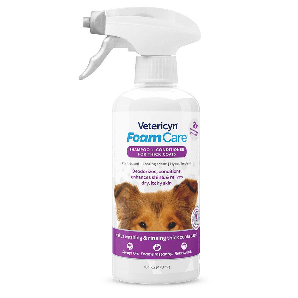 Vetericyn FoamCare® Pet Shampoo, Thick Coats