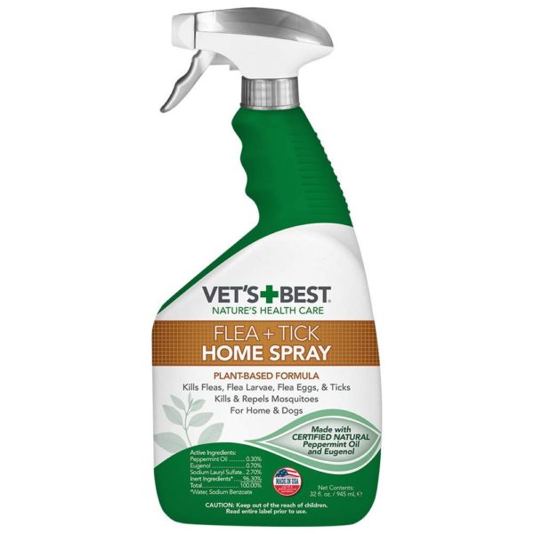 Vet’s Best Flea and Tick Home Treatment Spray (32 oz)