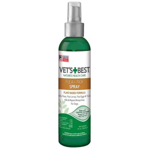 Vet’s Best Flea and Tick Home Treatment Spray (8 oz)