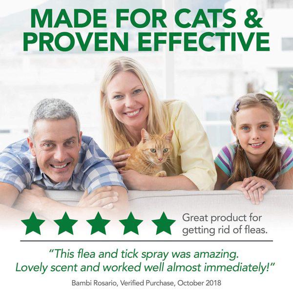 Vet’s Best Natural Flea and Tick Home Spray for Cats (32 oz)