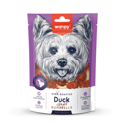 Wanpy Duck Jerky Dumbbells 100g