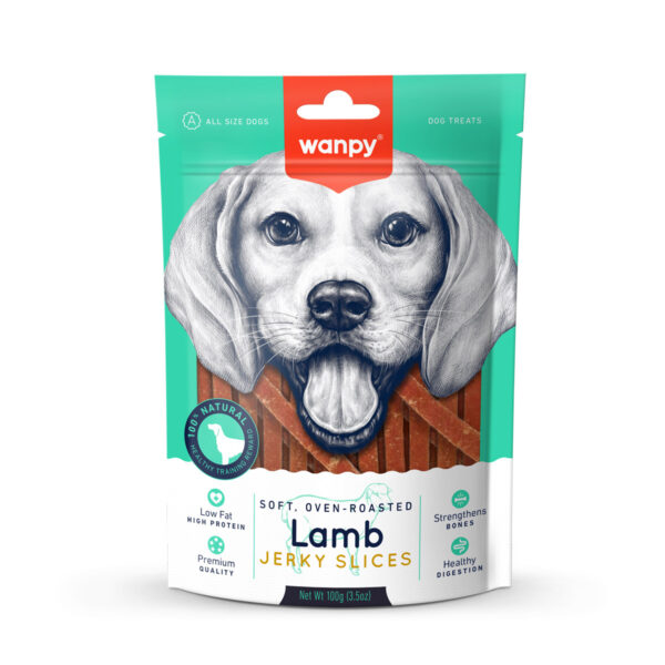 Wanpy Soft Lamb Jerky Slices 100g