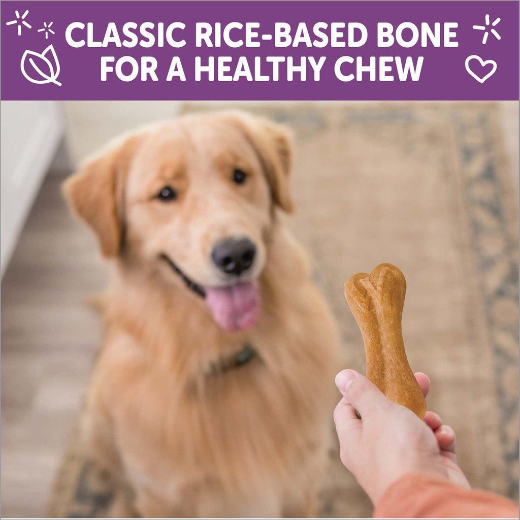 Whimzees Rice Bone Dental Dog Treat – Large (9 pcs)