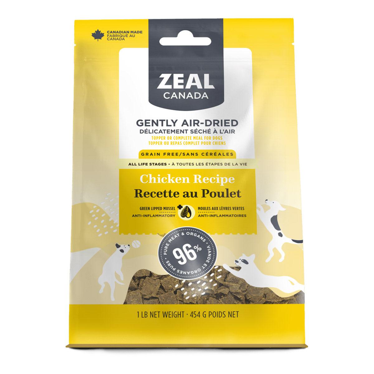 Zeal Gently Air-Dried Chicken Recipe for Dogs