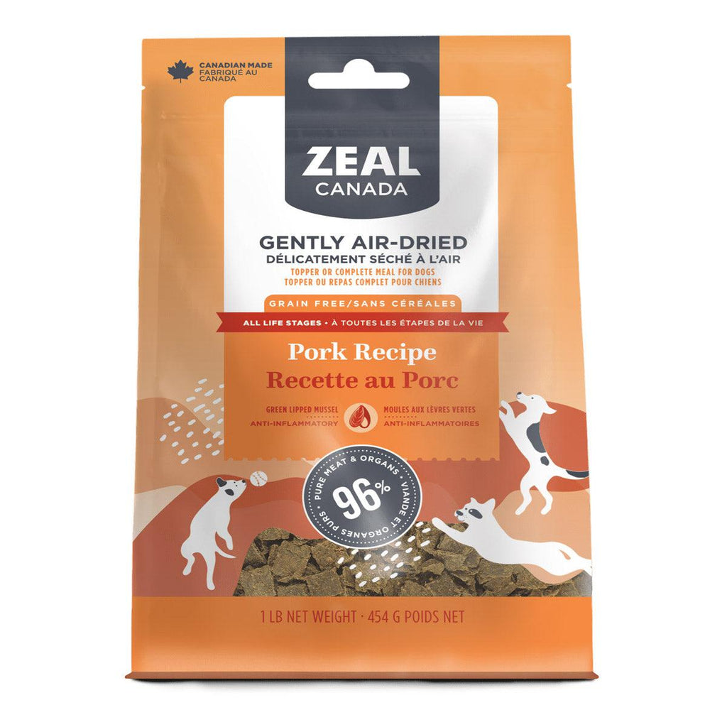 Zeal Gently Air-Dried Pork Recipe for Dogs