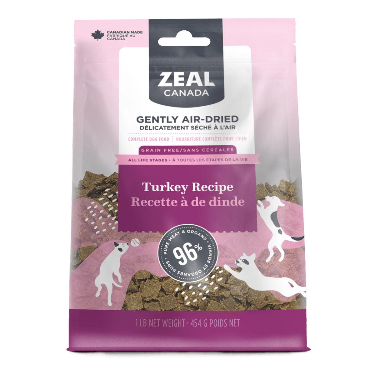 Zeal Gently Air-Dried Turkey Recipe for Dogs