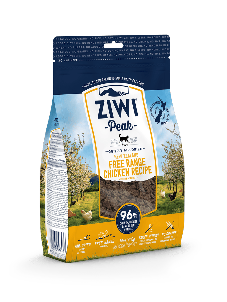 Ziwipeak Daily Cat Air Dried Cuisine Free Range Chicken Pouches, 400g