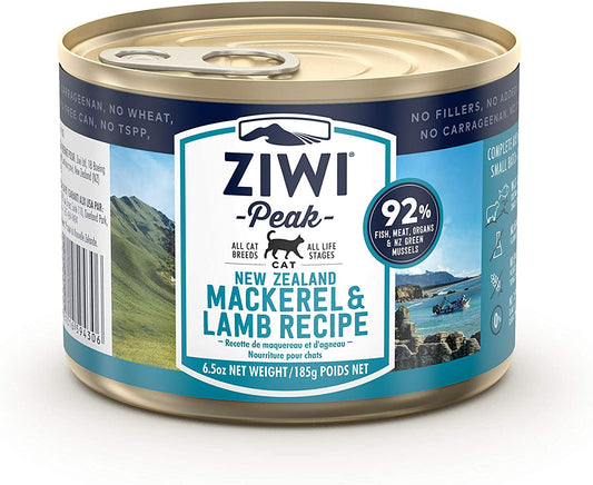 Ziwipeak Daily Cat Cuisine Mackerel & Lamb Tin, 185g
