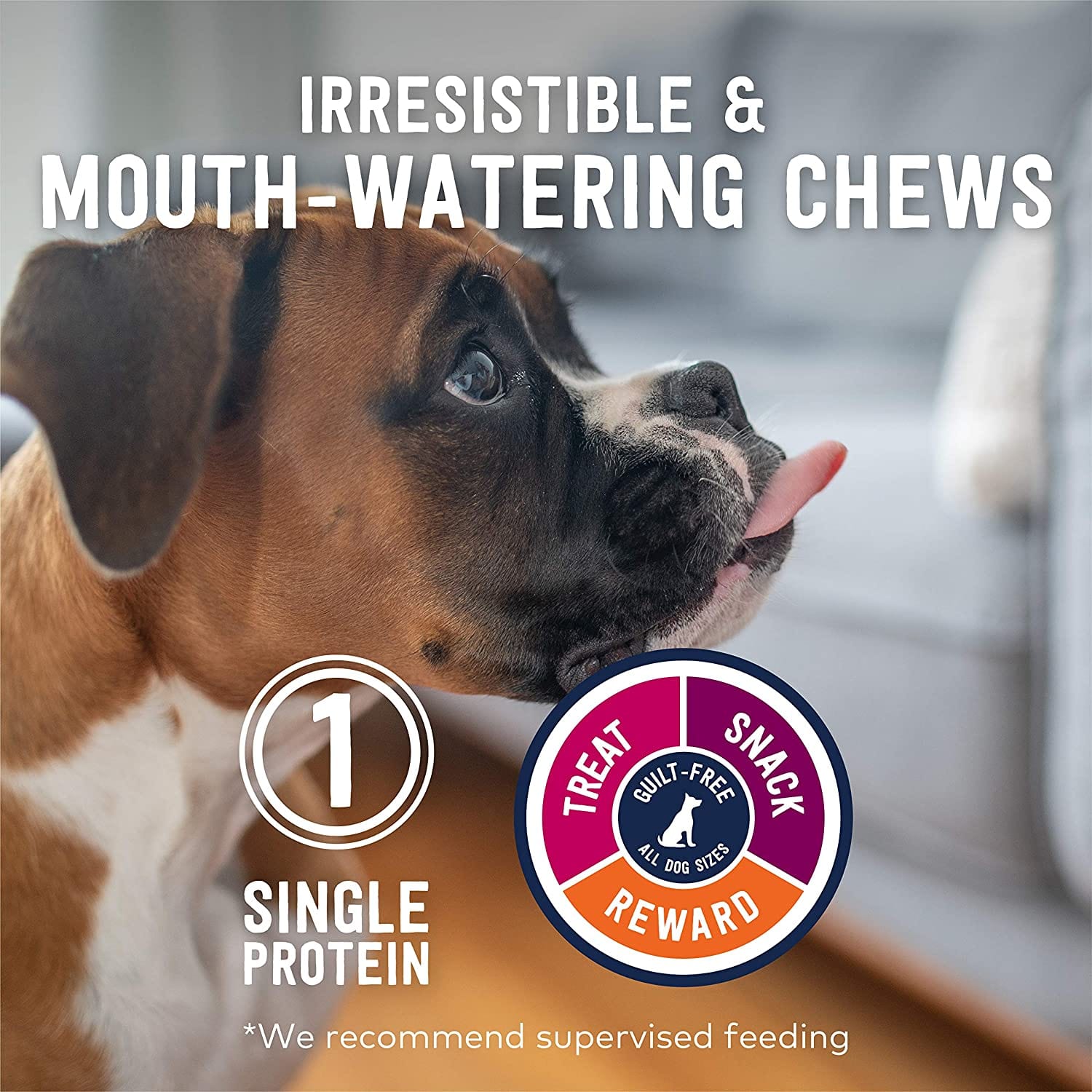 Ziwipeak Dog Chews & Treats – All Natural, Air-Dried, Single Protein, Grain-free, High-Value Treat, Snack, Reward