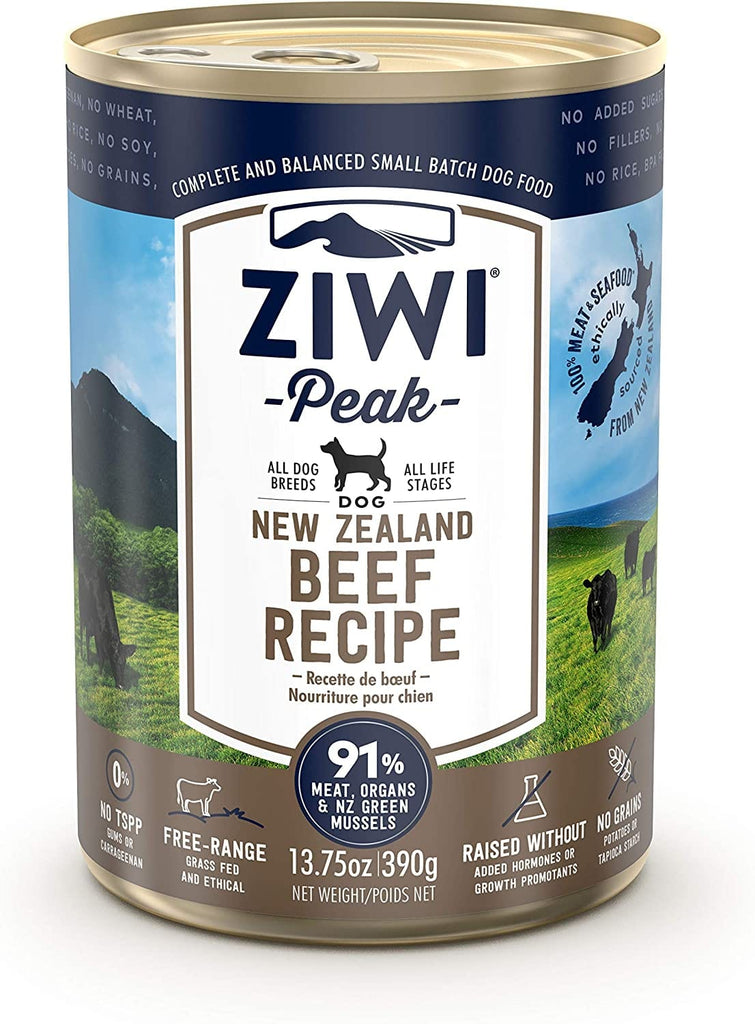 Ziwipeak Wet Beef Recipe for Dogs, 390g
