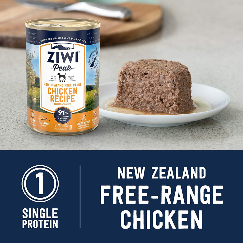 Ziwipeak Wet Chicken Recipe for Dogs, 390g