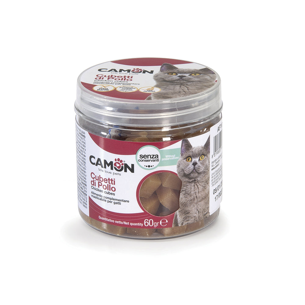 Camon Chicken Cubes (60g jar)