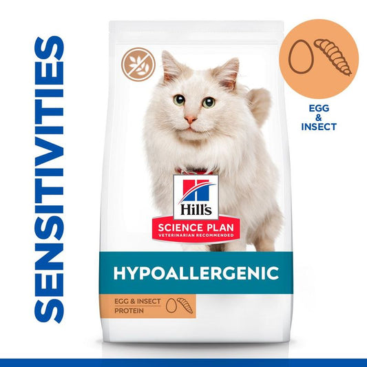 Hill’s Science Plan Hypoallergenic Adult Cat Food No Grain Egg & Insect Protein