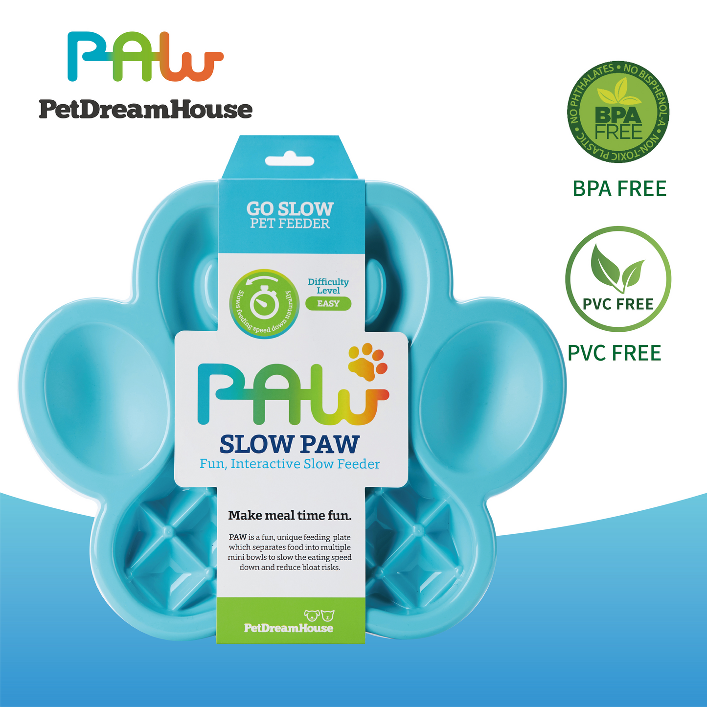 PetDreamHouse Paw Slow Feeder