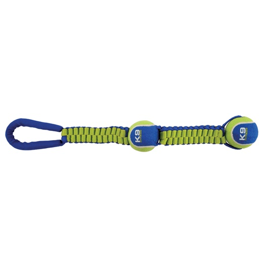 Zeus K9 Fitness By Zeus Double Tennis Ball Nylon Twist Tug - 50.8 Cm