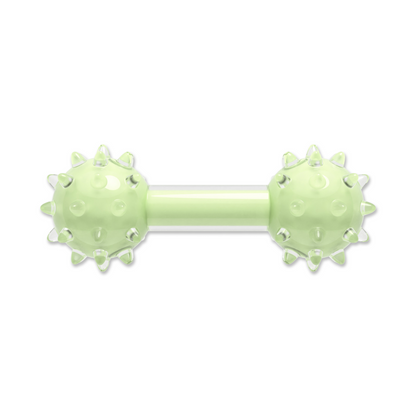 Zeus Duo Spike Dumbbell, 18Cm, Green, Mint Scent