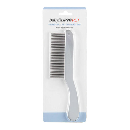 BaByliss PRO PET Double-Row Handle Dog Comb