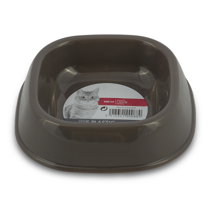 M-PETS Plastic Single Bowl Grey 200ml