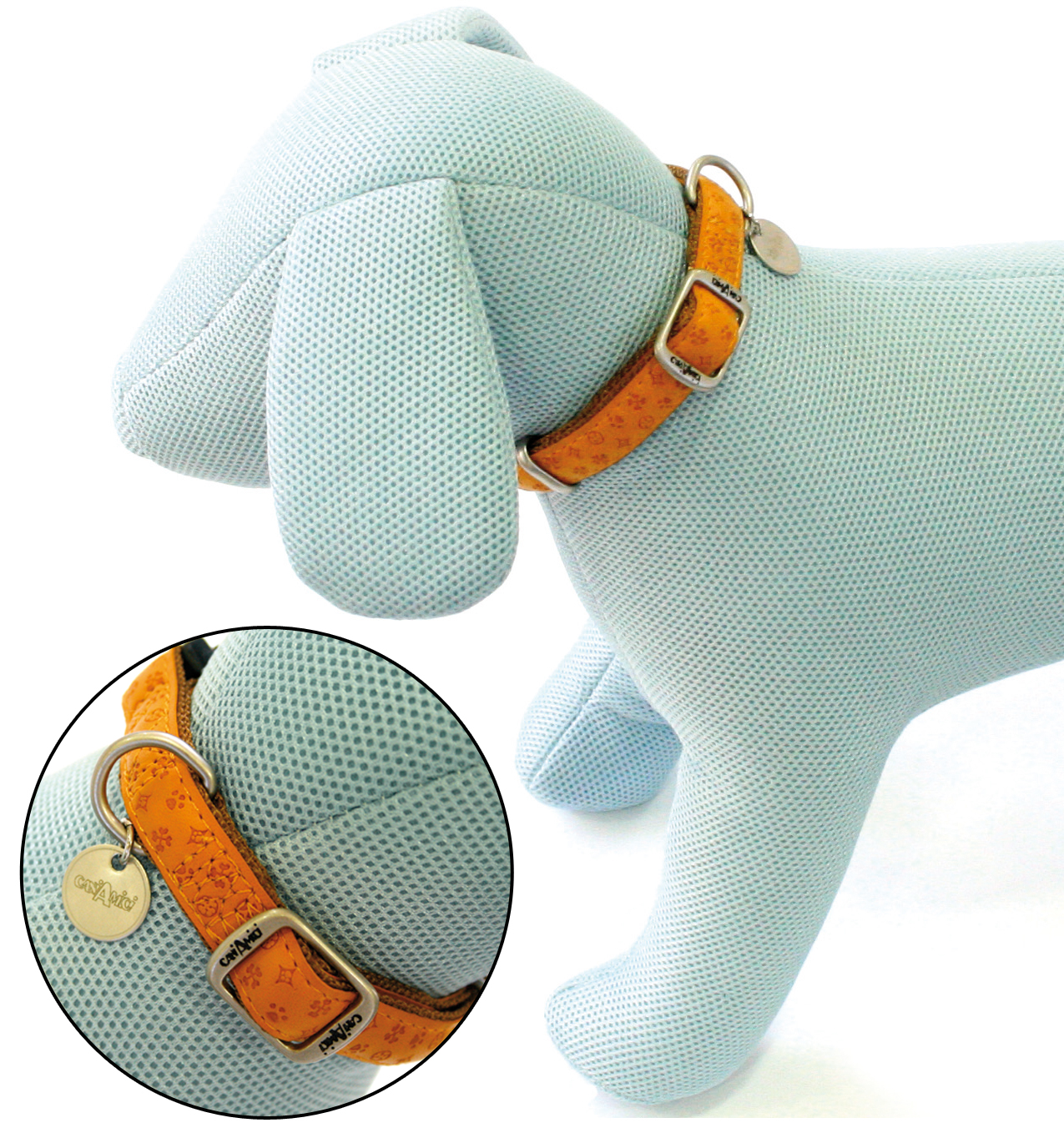Bobby Mylord Leatherette Adjustable Dog Collar