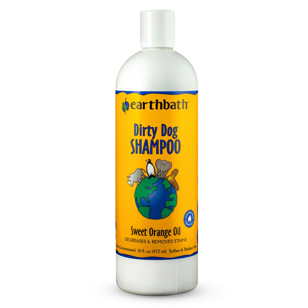earthbath® Dirty Dog Shampoo Sweet Orange Oil, Degreases & Removes Stains