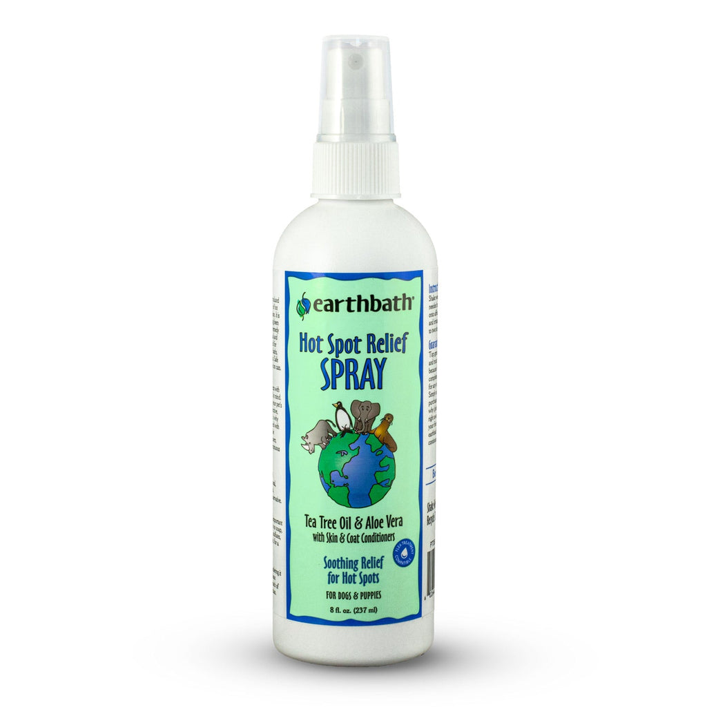 earthbath® Hot Spot Relief Spray, Tea Tree Oil & Aloe Vera, 8 oz Pump Spray