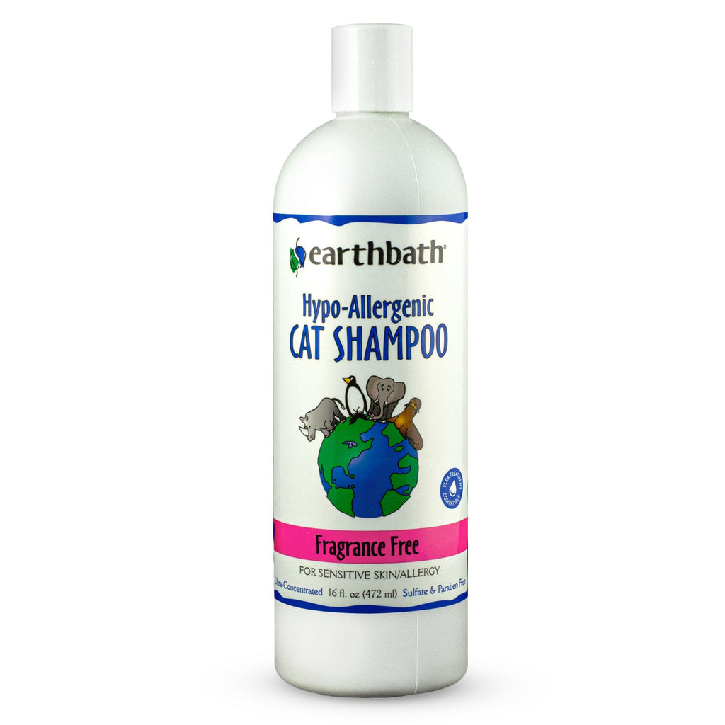 earthbath® Hypo-Allergenic Cat Shampoo, Fragrance Free, for Sensitive Skin