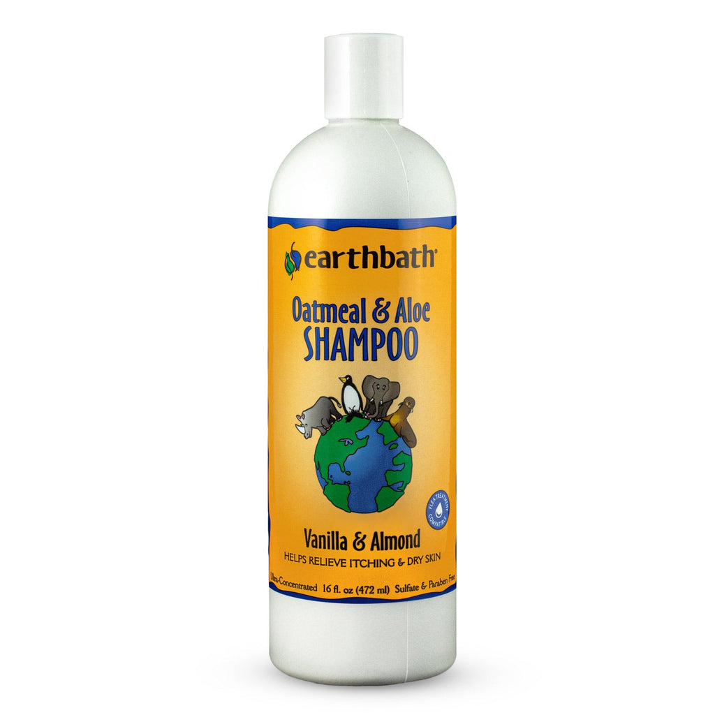 earthbath® Oatmeal & Aloe Shampoo, Vanilla & Almond, Helps Relieve Itchy Dry Skin