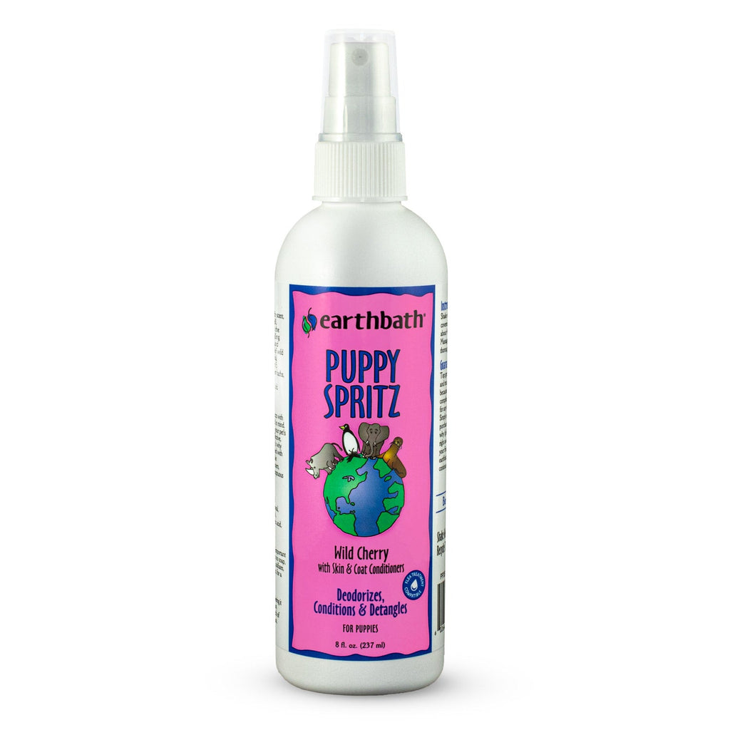 earthbath® Puppy Spritz, Wild Cherry with Skin & Coat Conditioners, 8 oz Pump Spray