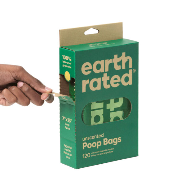 Earth Rated Easy-Tie Handle Poop Bags – 120 bags