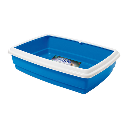 Georplast Jumbo Cat Litter Tray Blue